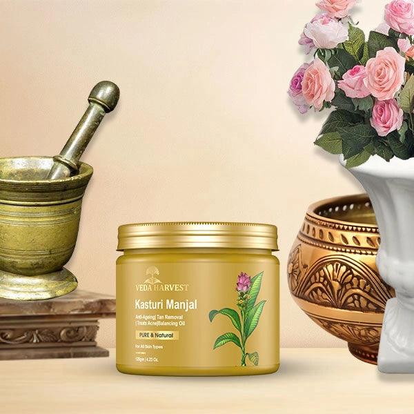Kasturi Manjal Wild Turmeric Powder for Skin – 120gm - Veda Harvest