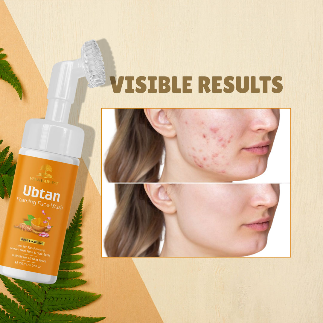 Ubtan Face Wash for Radiant Skin – 150ml - Veda Harvest