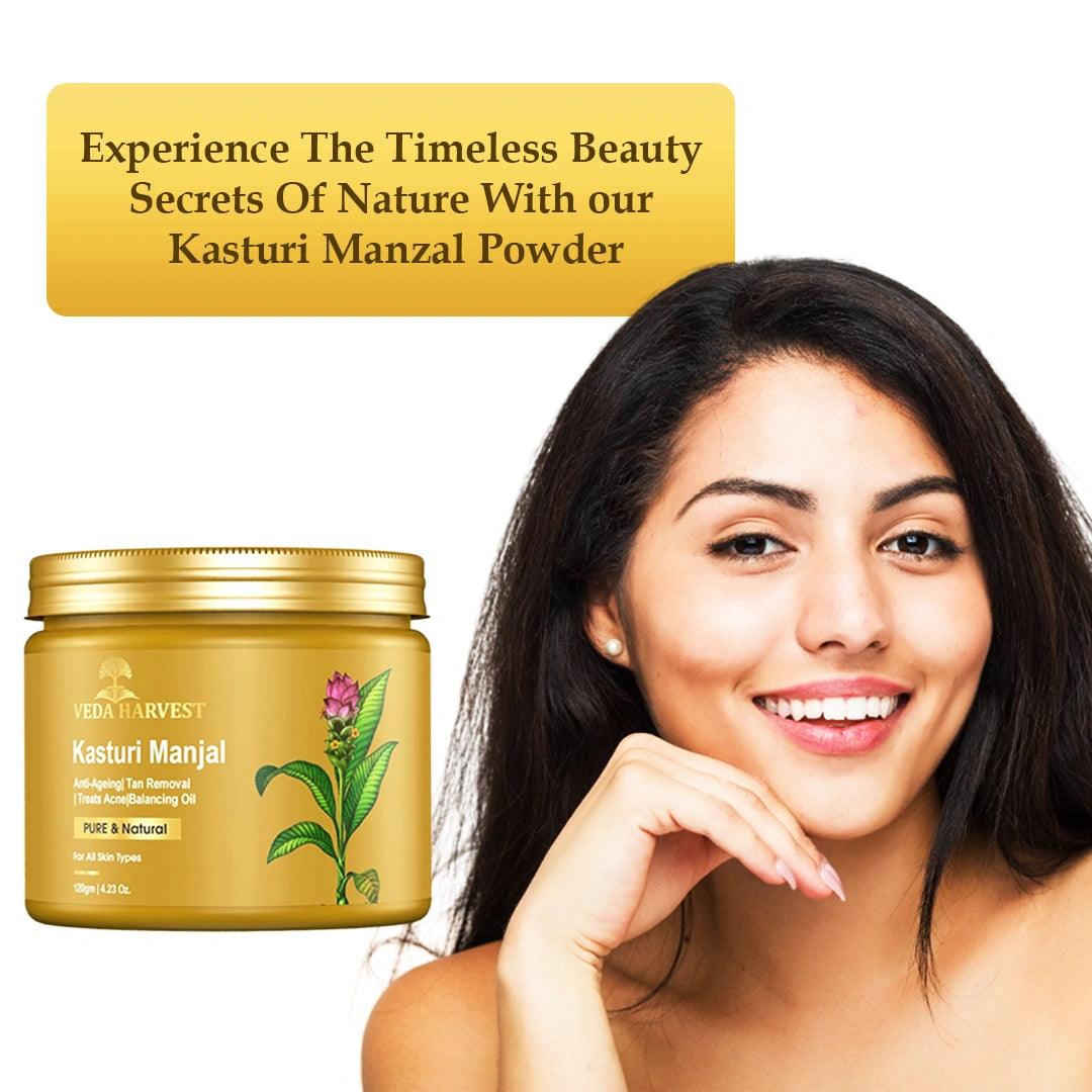 Kasturi Manjal Wild Turmeric Powder for Skin – 120gm - Veda Harvest