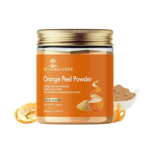 Orange Peel Powder for Radiant Skin – 200gm - Veda Harvest