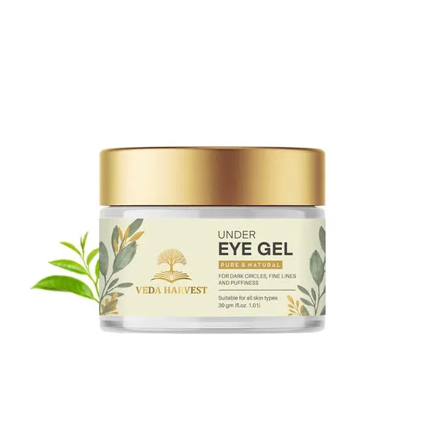 Revitalizing Under Eye Gel for Fresh & Bright Eyes – 30gm - Veda Harvest