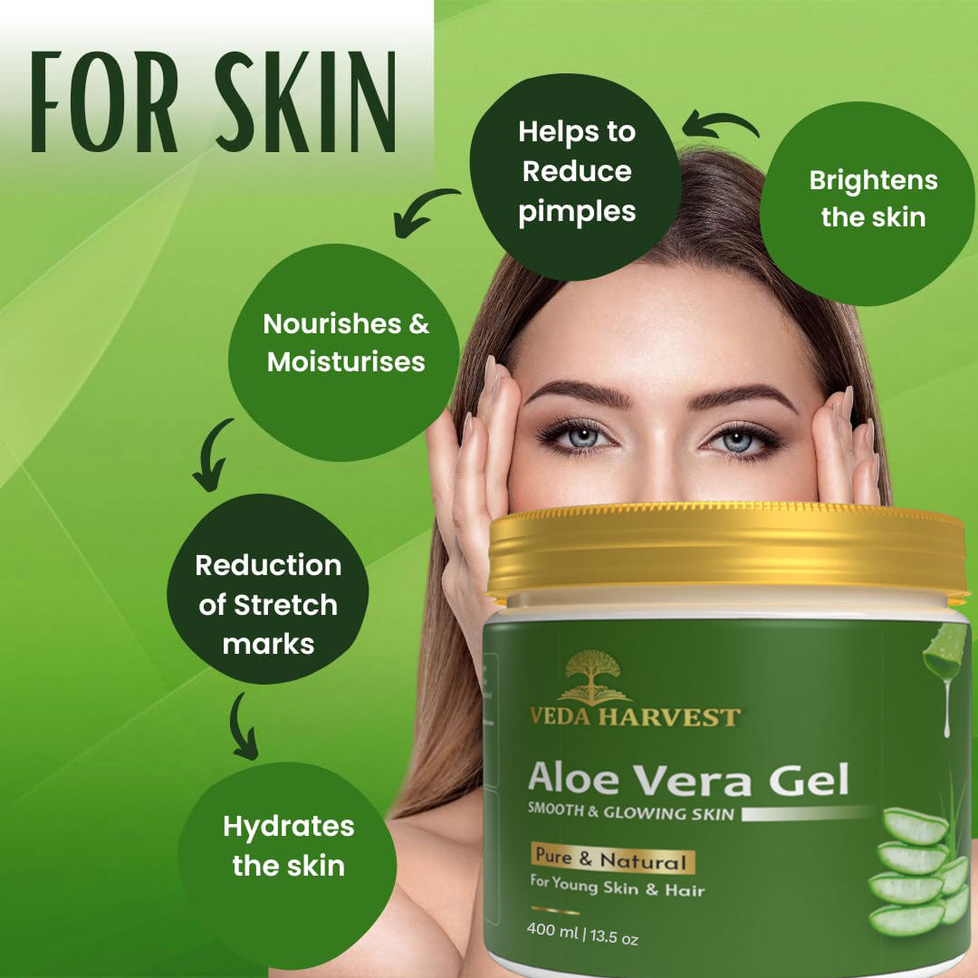 Aloe Vera Gel For All Skin and  Hair Types