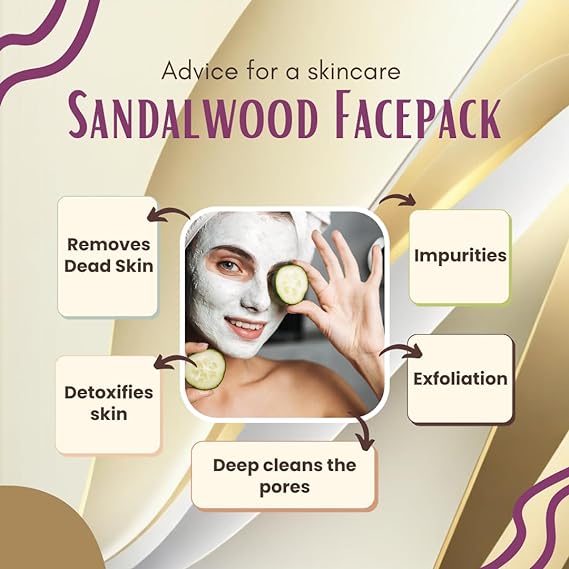 Veda Harvest Sandalwood Face Pack For Glowing Skin