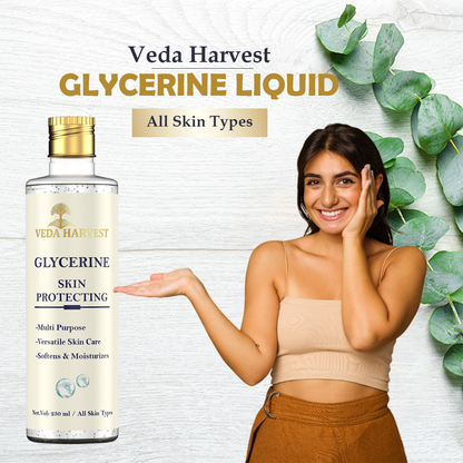 Veda Harvest Glycerine Liquid for Face and Skin Soft