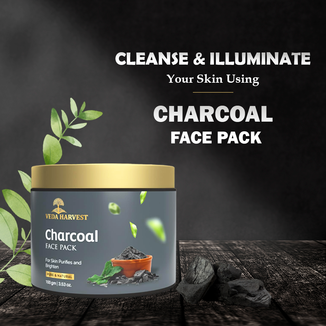 Charcoal Face Pack with Activated Charcoal for Skin Detoxification