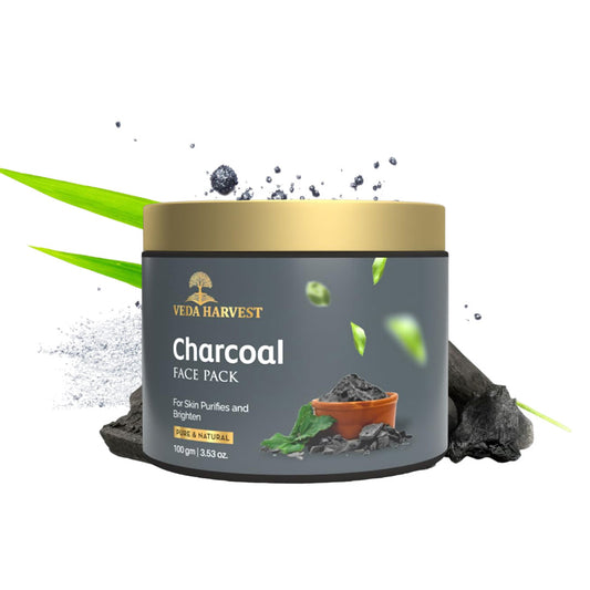 Charcoal Face Pack with Activated Charcoal for Skin Detoxification