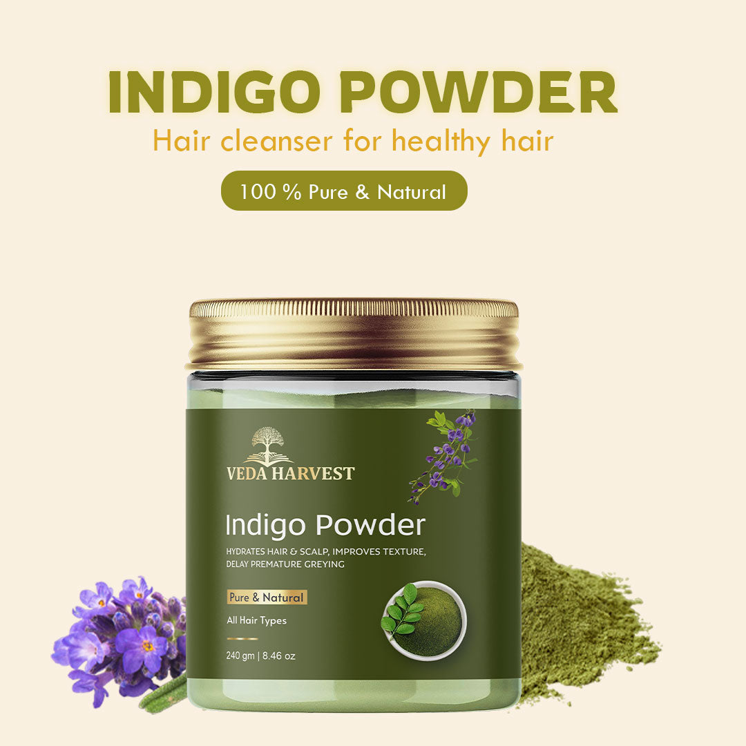 Veda Harvest Indigo Powder For Hair Colour - 240gm