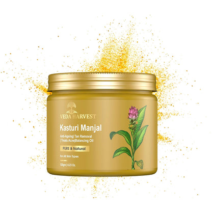 Kasturi Manjal - Curcuma aromatica/Wild Turmeric Powder for All Skin types