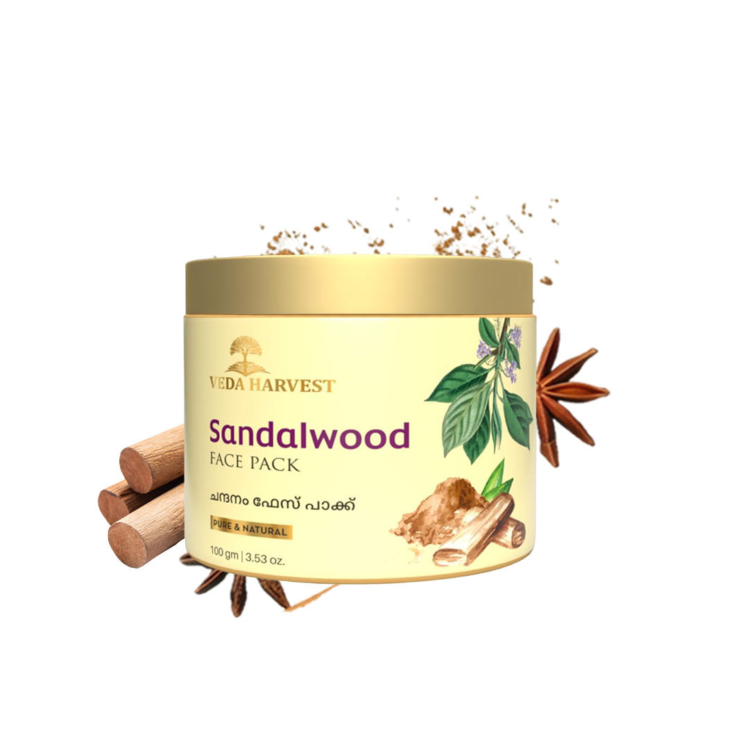 Veda Harvest Sandalwood Face Pack For Glowing Skin