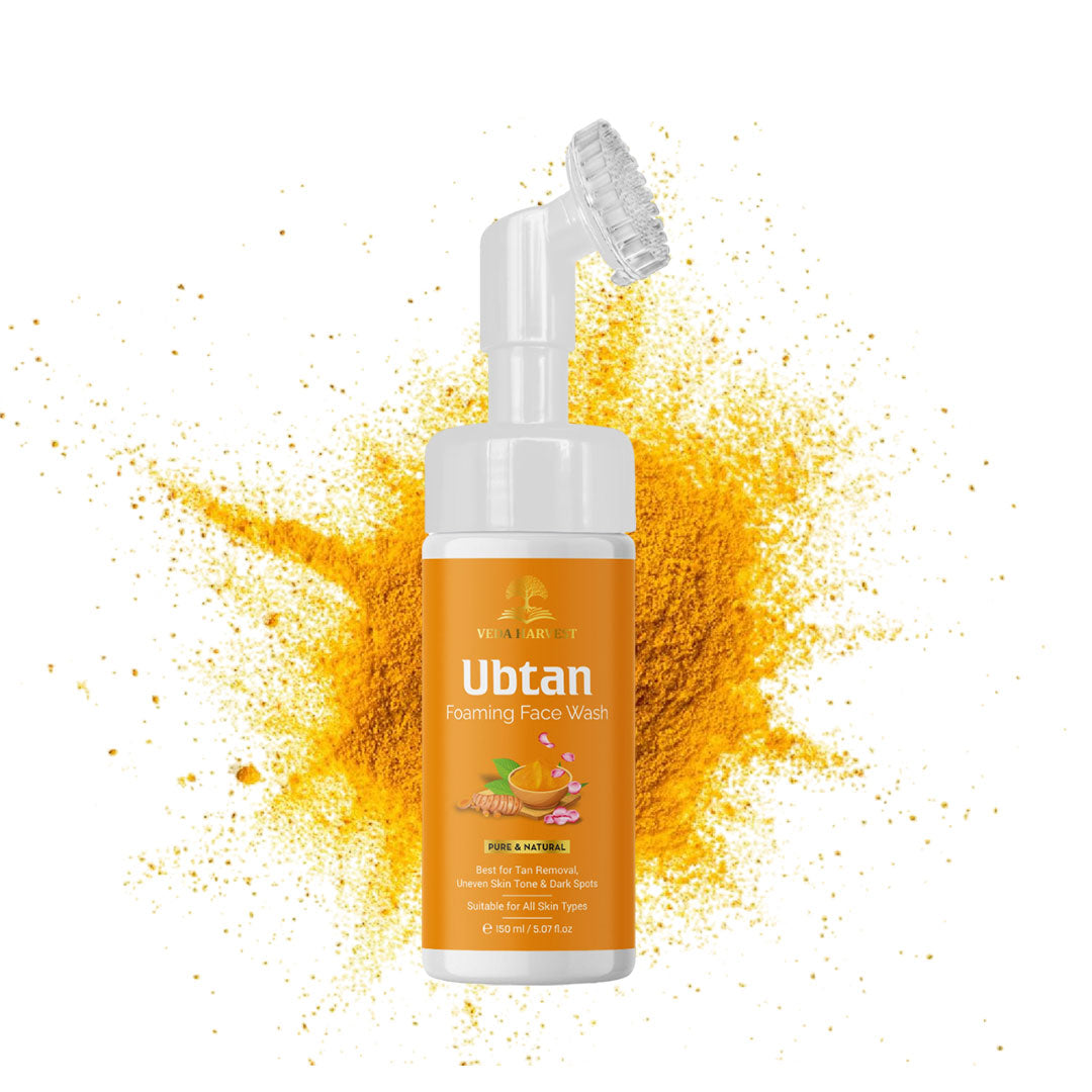 Veda Harvest Ubtan Natural Face Wash for  Skin brightening and Tan Removal