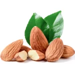 almonds-nuts-with-leaf-isolated-white-background