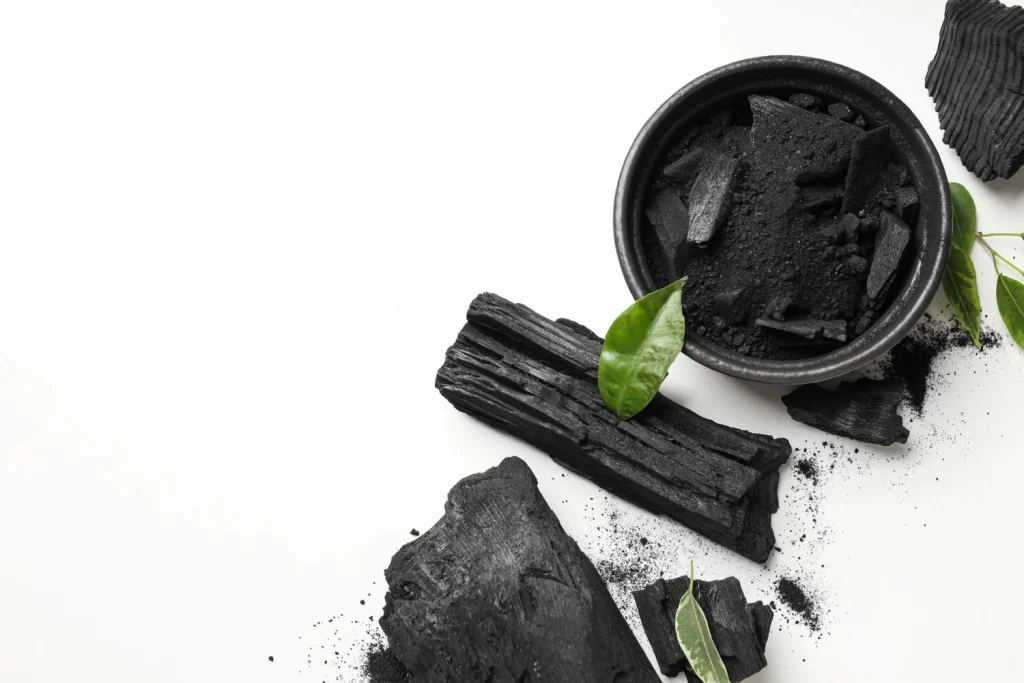 charcoal face powder