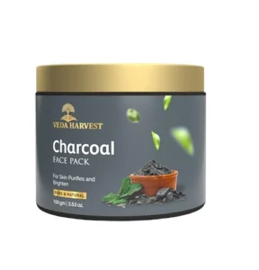 veda harvest charcoal face pack