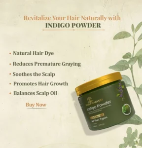 benfits of using indigo powder, does indigo powder helps in regrowth of your hair, how to use indigo powder 