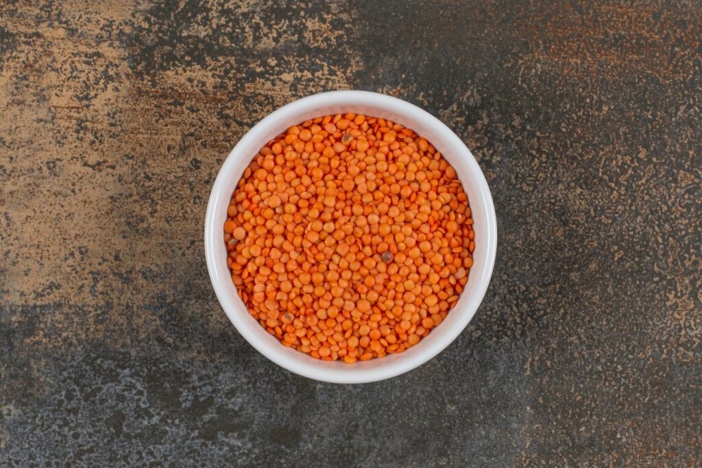 red lentils